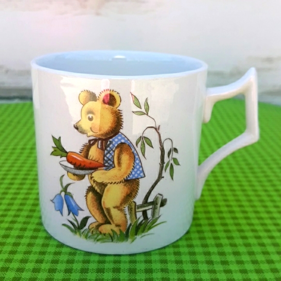 VTG JAMES KENT OLD FOLEY STAFFORDSHIRE 3 PIECE CHILDREN'S DINING SET - Picture 7 of 11